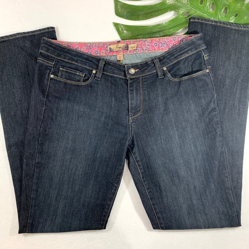 Paige Skyline Dark Wash Jeans Size 32